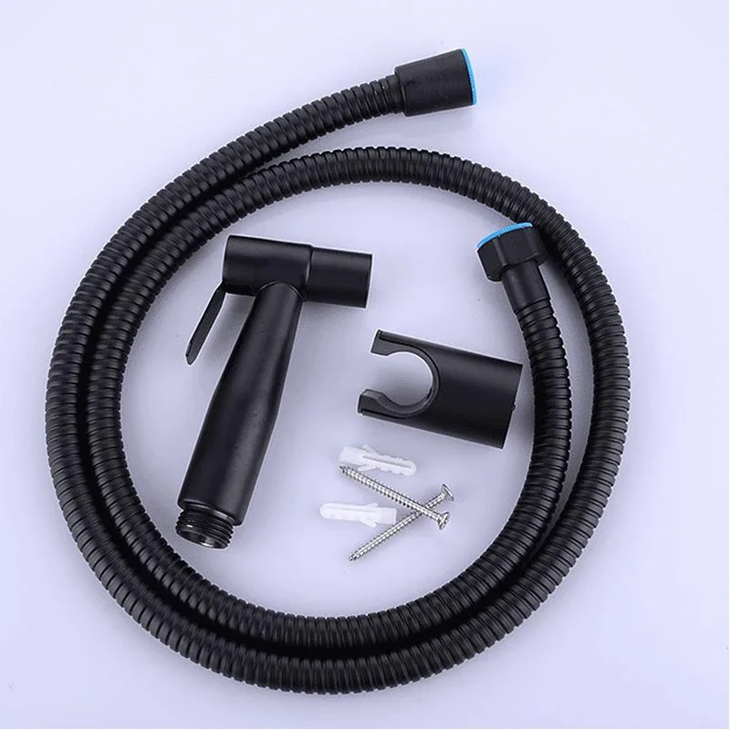 Home Bathroom Cleaning Kit - بيديه للحمام صنبور أسود يده البخاخ