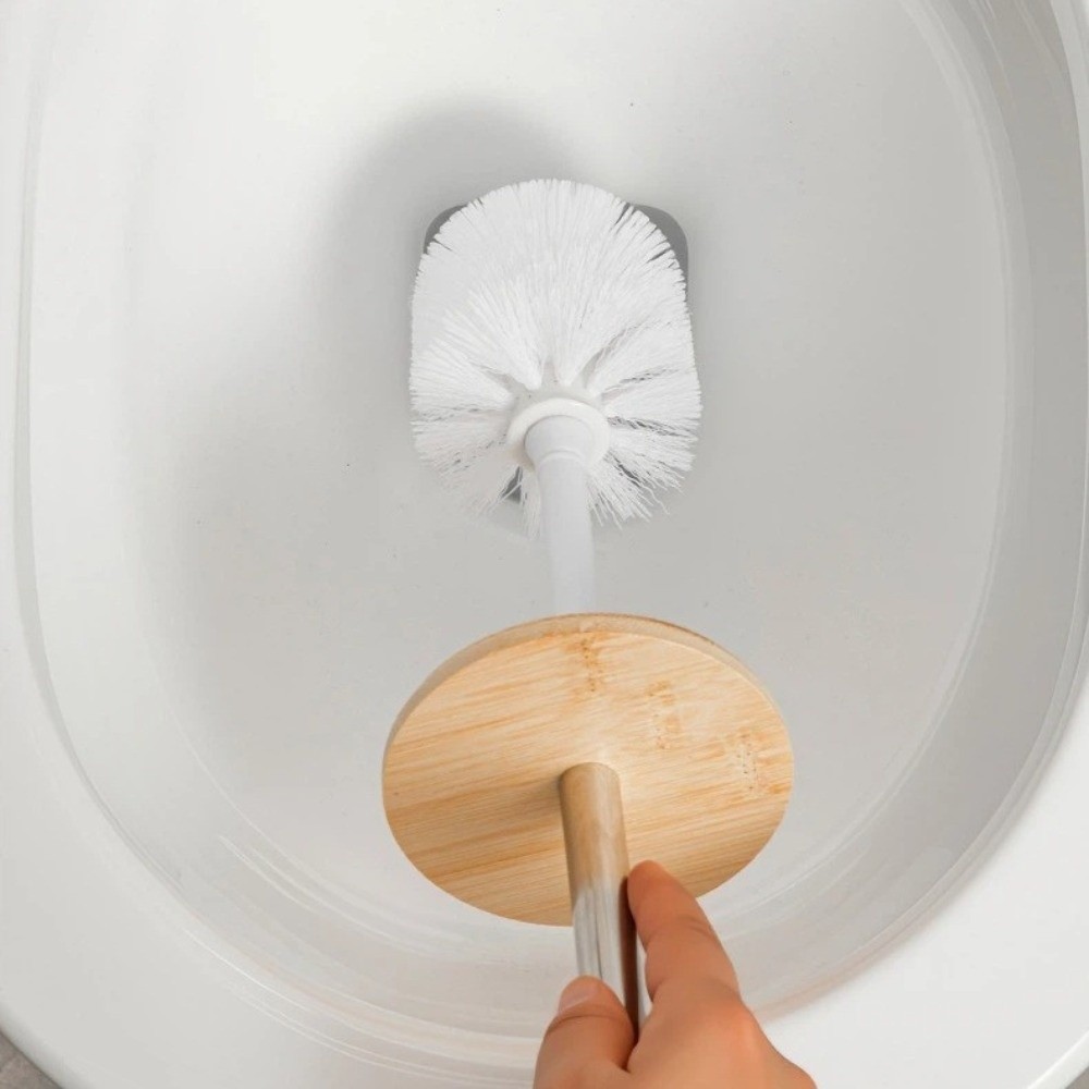 Toilet Brush Holder - طقم فرشاة مرحاض مضادة للتنقيط مع