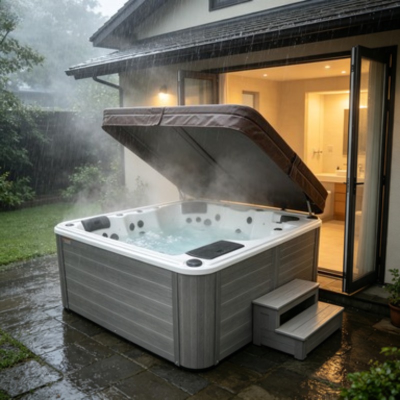 Home Bathroom Jacuzzi - حوض استحمام ساخن لـ 7 أشخاص