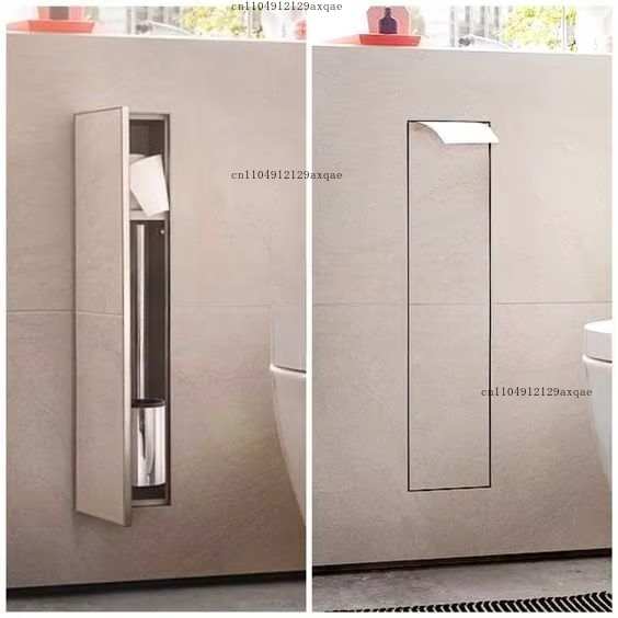 Toilet Brush Holder - حامل فرشاة المرحاض المدمج من الفولاذ