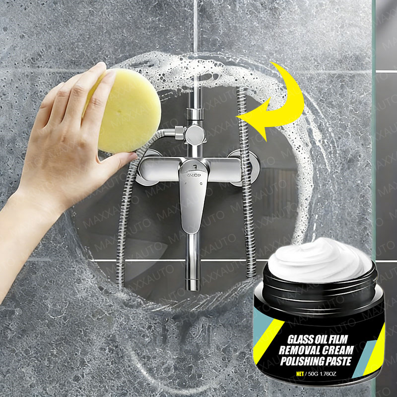 Home Bathroom Cleaning Kit - معجون تلميع الزجاج للحمام والمطبخ، مزيل