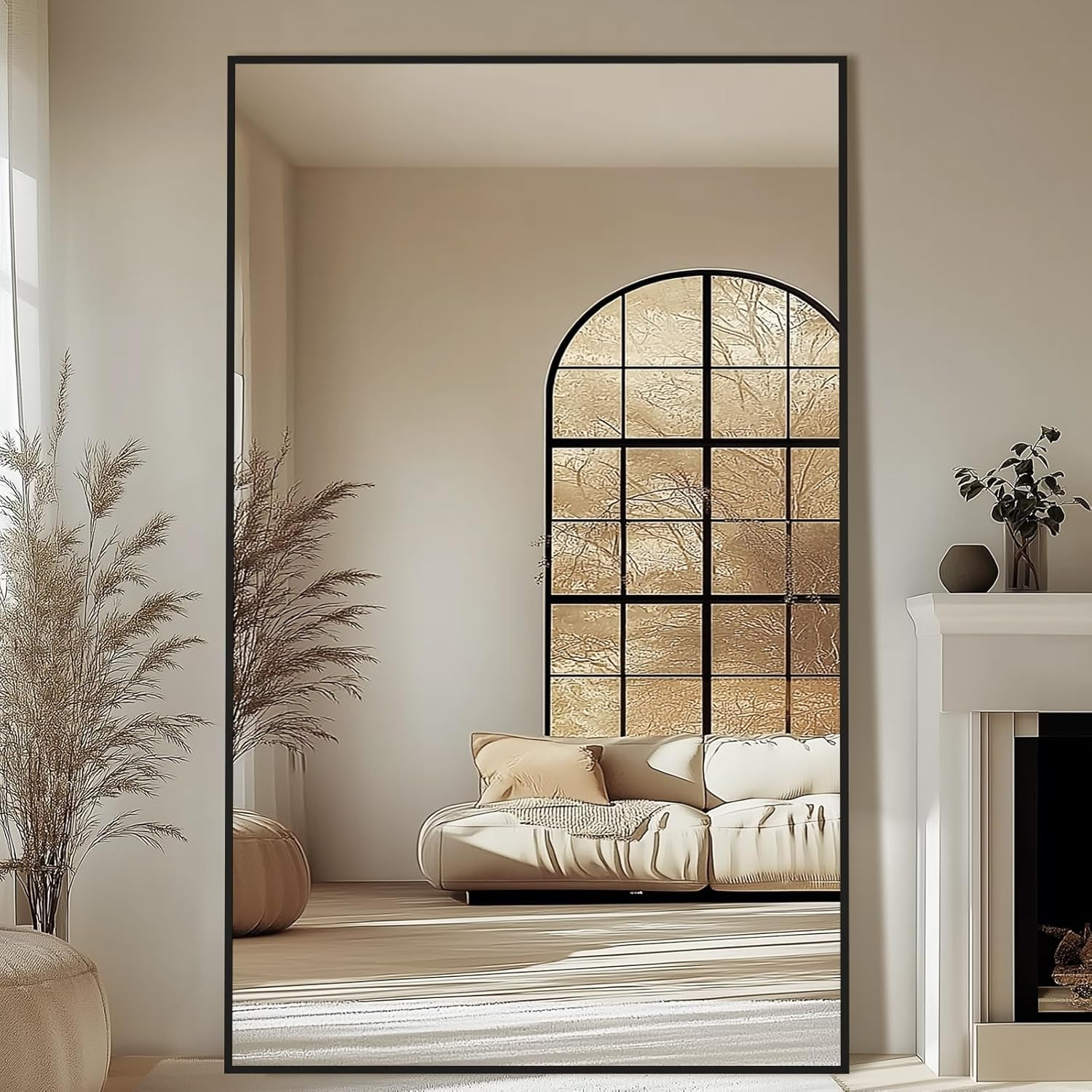 Home Bathroom Glass - مرآة كبيرة بطول كامل 72 ×