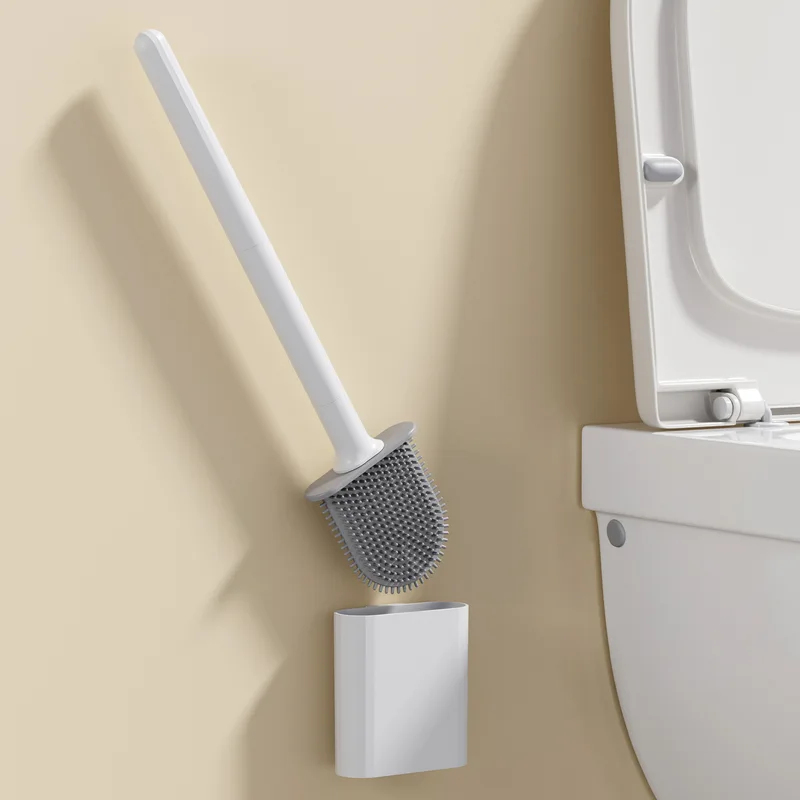 Toilet Brush Holder - فرشاة مرحاض ناعمة مقاومة للماء، تصميم