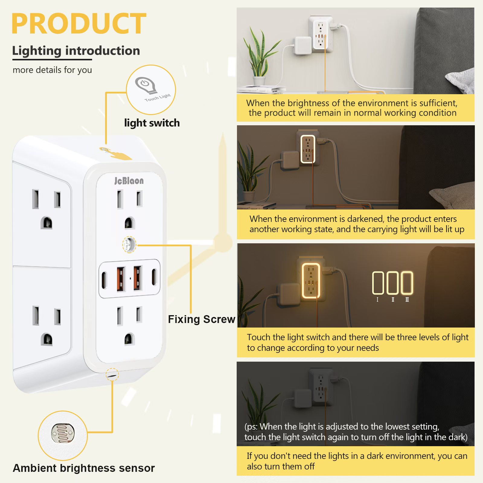 مقبس حائط USB-C مع إضاءة ليلية - مراجعة Home Outlet Bathroom وسعره