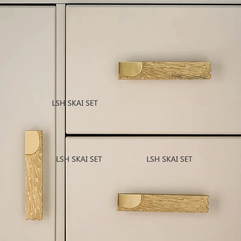 مقبض أثاث نحاسي بخطوط فريدة، م - مراجعة Home Hardware Bathroom Cabinets وسعره
