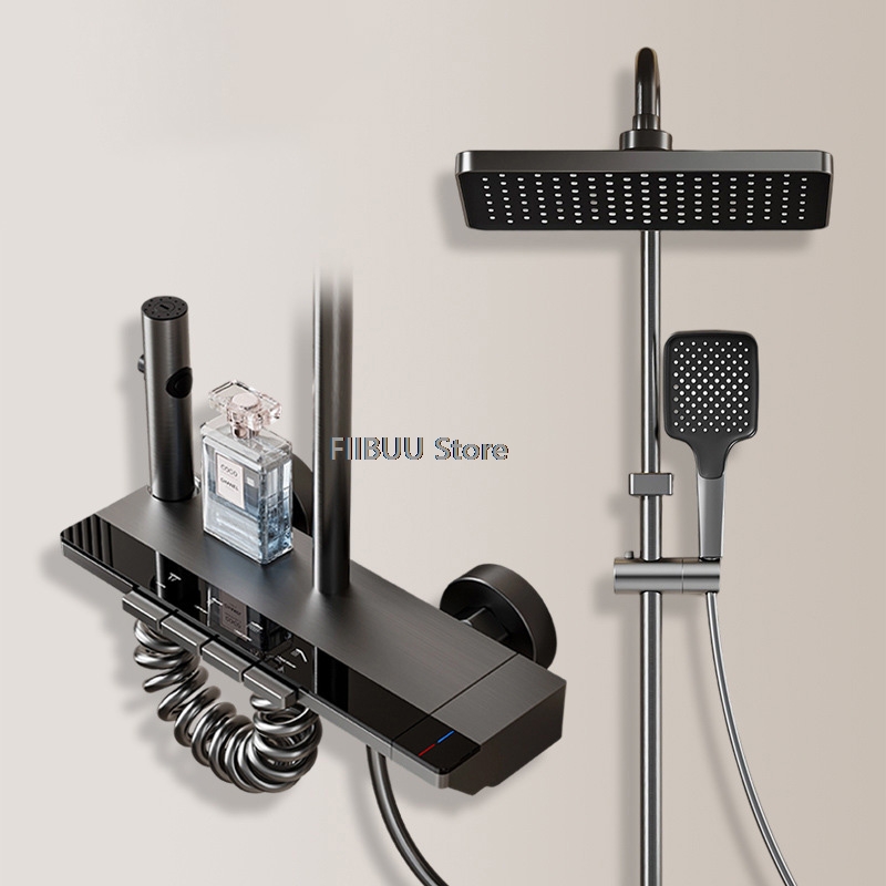 نظام دش بشاشة LED مع رأس دش كب - مراجعة Home Outlet Bathroom وسعره