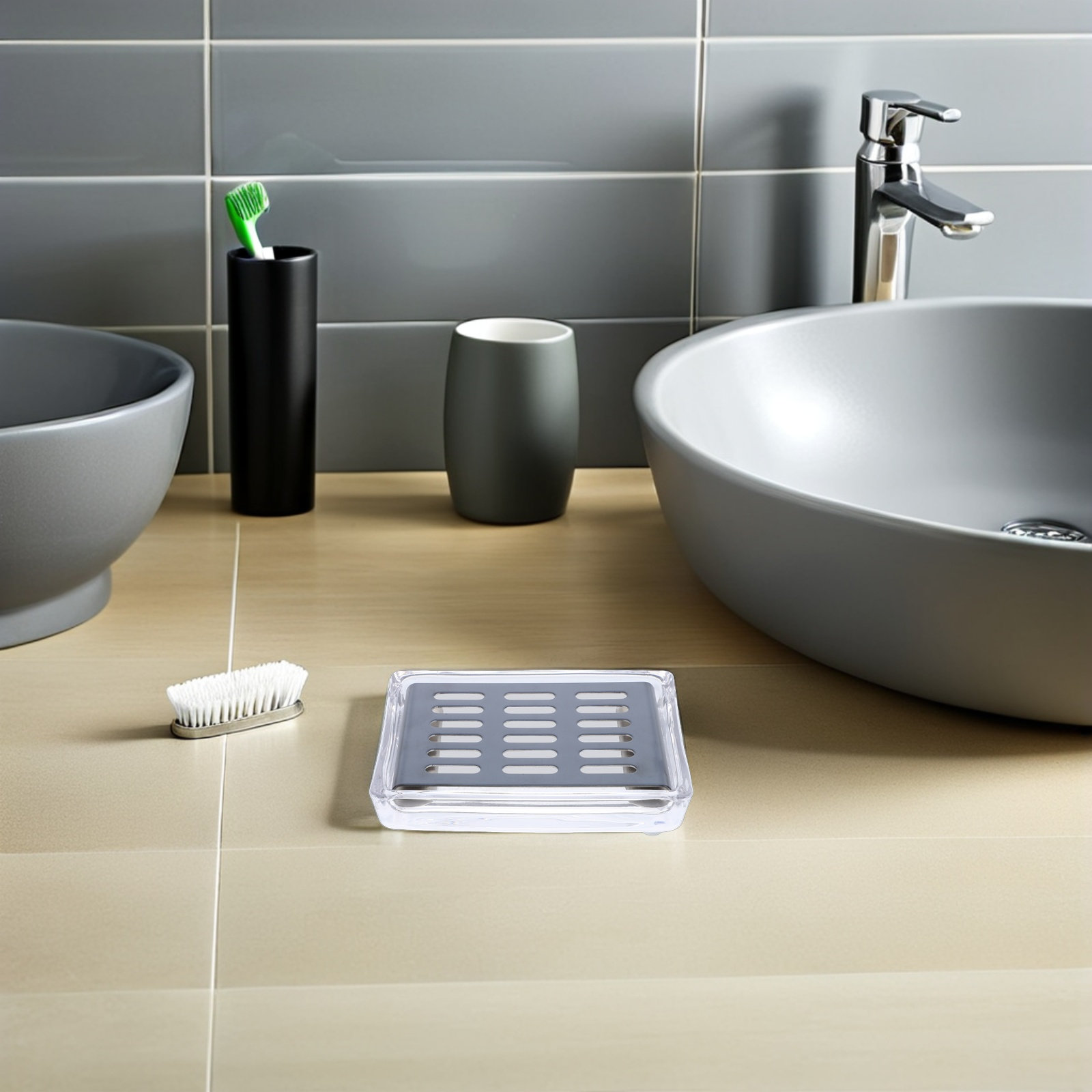 صحن صابون زجاجي مستطيل الشكل م - مراجعة Glass Soap Dish وسعره