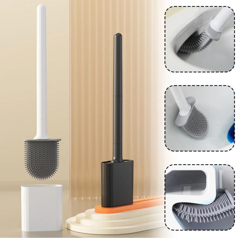 فرشاة مرحاض صغيرة من السيليكون - مراجعة Toilet Brush Holder وسعره