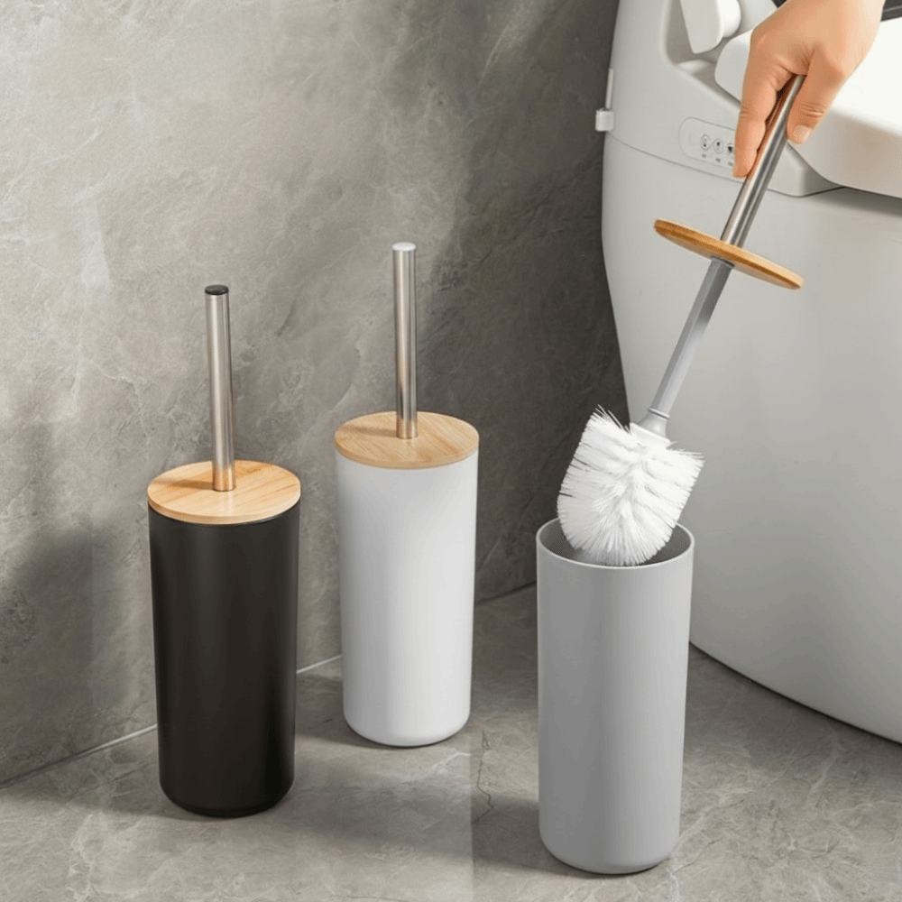 طقم فرشاة مرحاض مضادة للتنقيط  - مراجعة Toilet Brush Holder وسعره