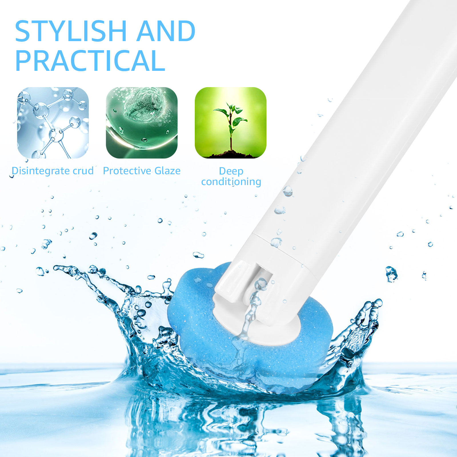 طقم فرشاة مرحاض مع حامل ورؤوس  - مراجعة Toilet Brush Holder وسعره