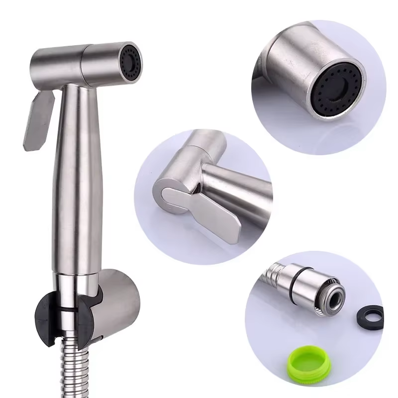 صنبور بيديه للمرحاض، رشاش يدوي - مراجعة Home Bathroom Cleaning Kit وسعره