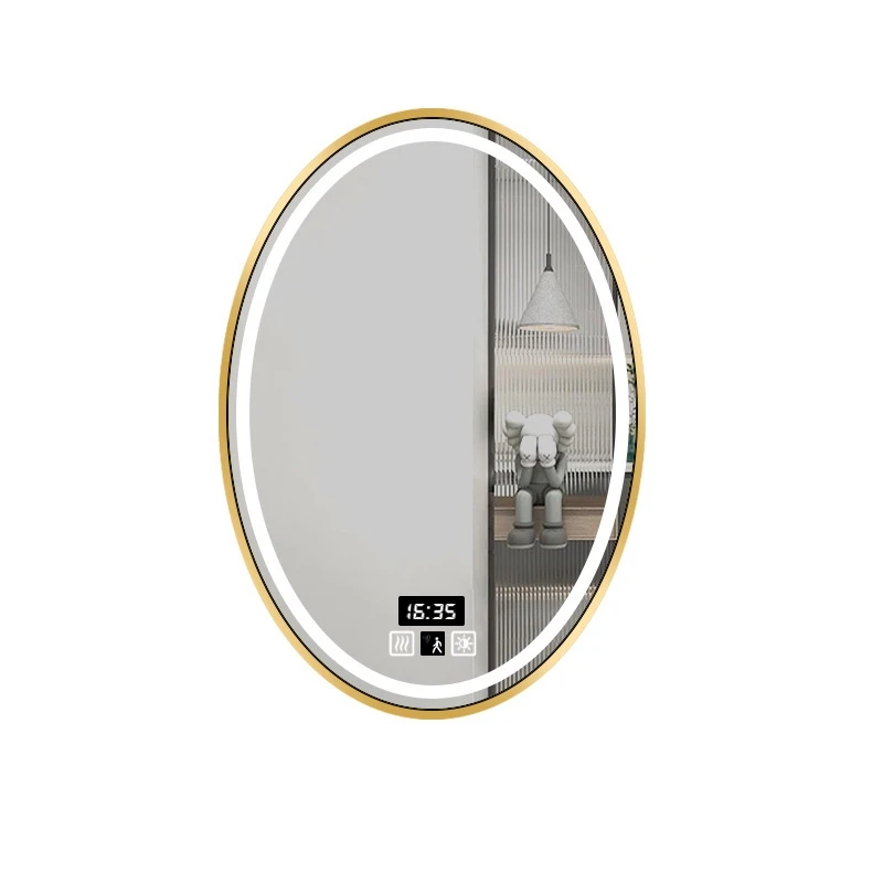 مرآة حمام LED بيضاوية الشكل مق - مراجعة Home Bathroom Vanity وسعره