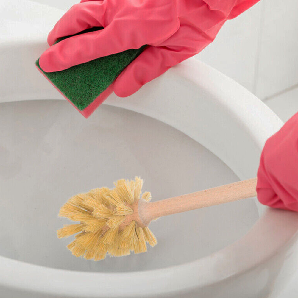 فرشاة مرحاض خشبية بمقبض طويل و - مراجعة Toilet Brush Holder وسعره