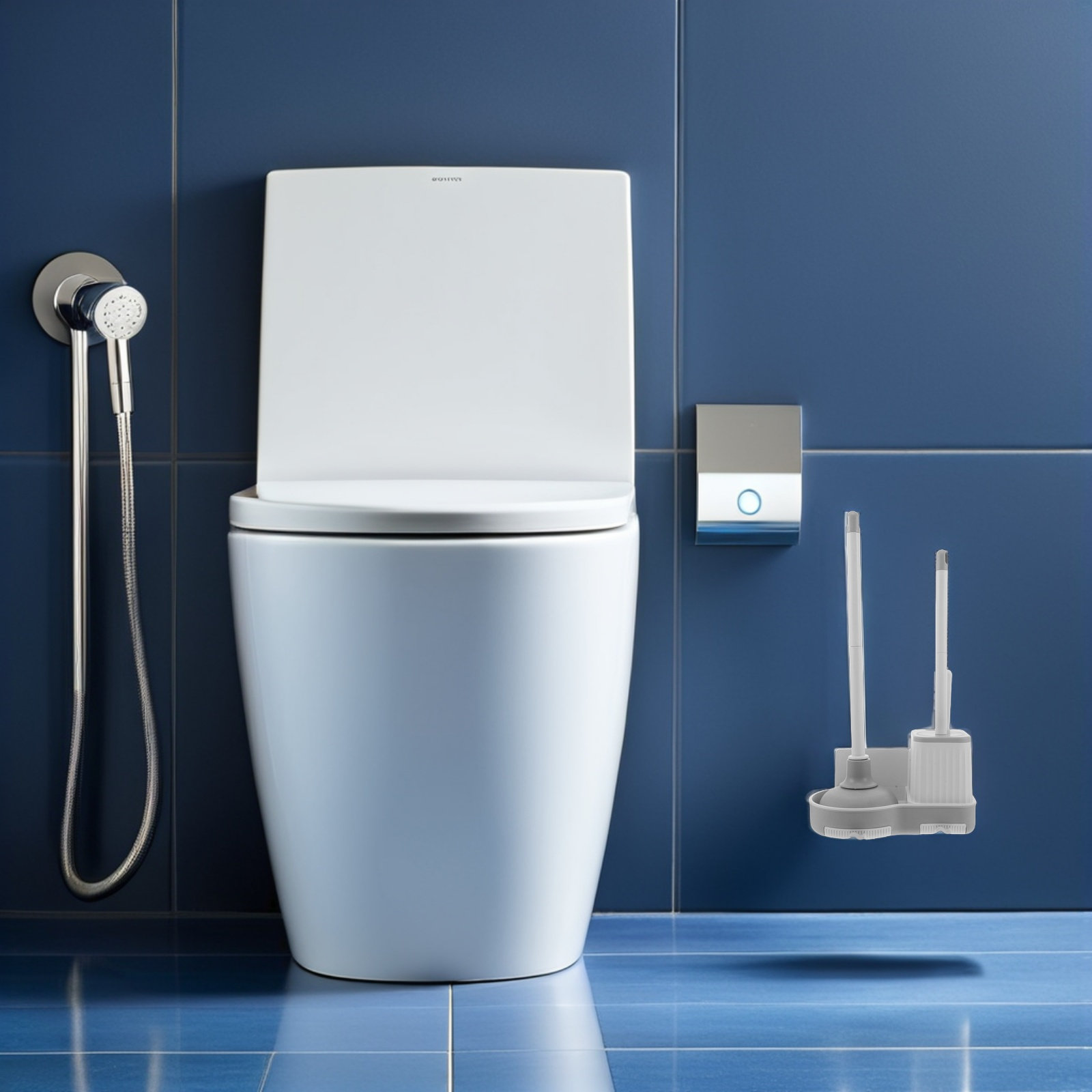 مجموعة فرشاة مرحاض ومضخة تنظيف - مراجعة Home Bathroom Cleaning Kit وسعره