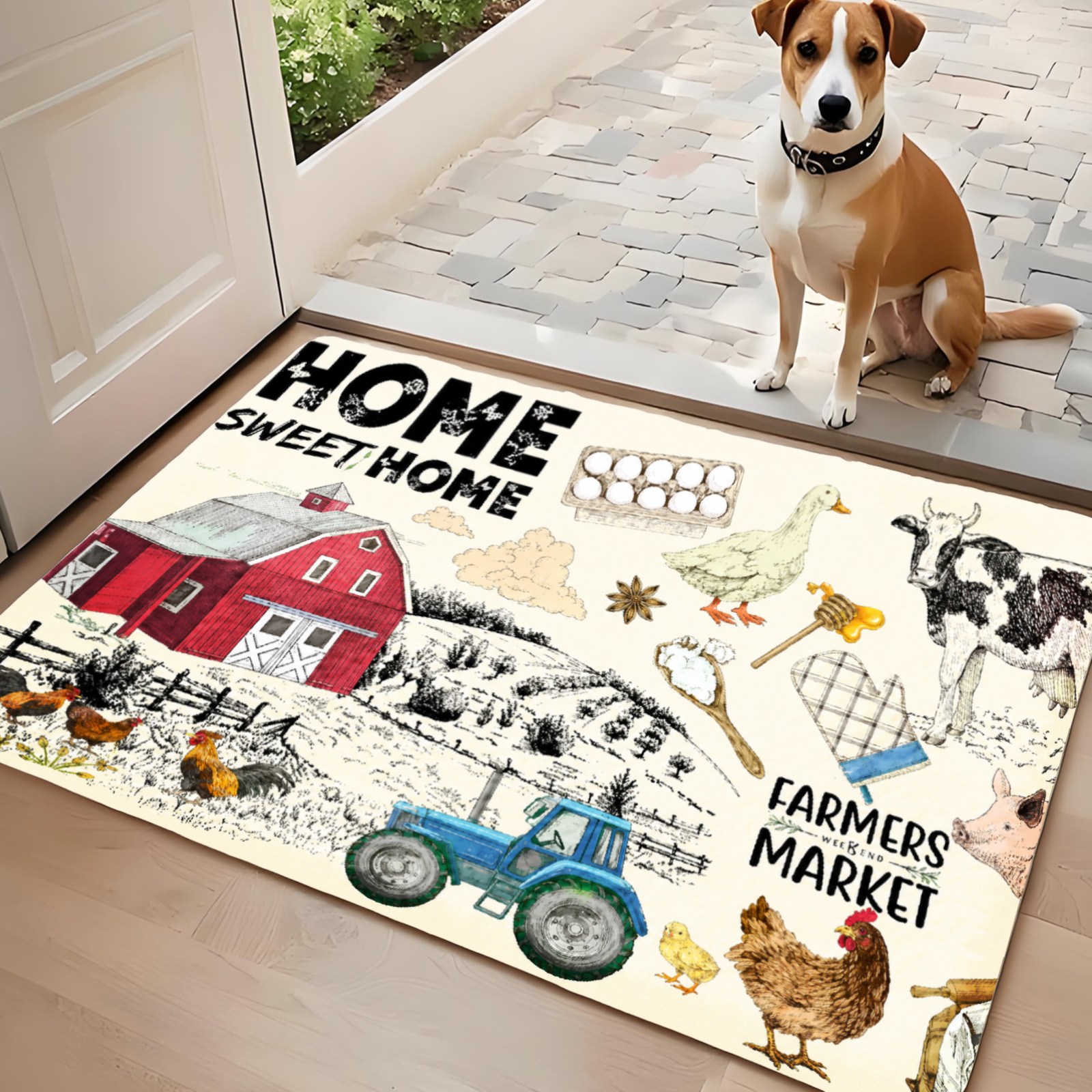 سجاد مطبخ من 3 قطع، ديكور منزل - مراجعة Home Kitchen Bathroom Marketing وسعره