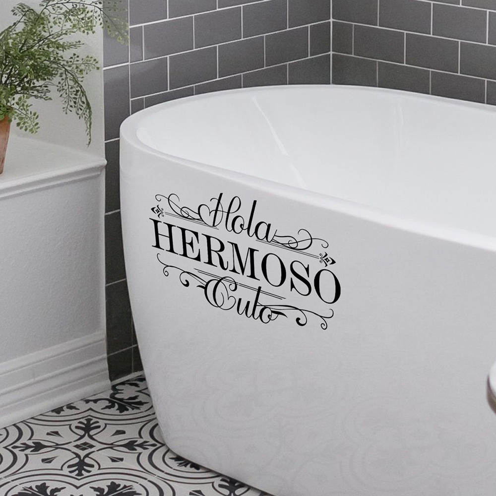 ملصقات جدارية مضحكة باللغة الإ - مراجعة Home Bathroom Wall Tiles وسعره