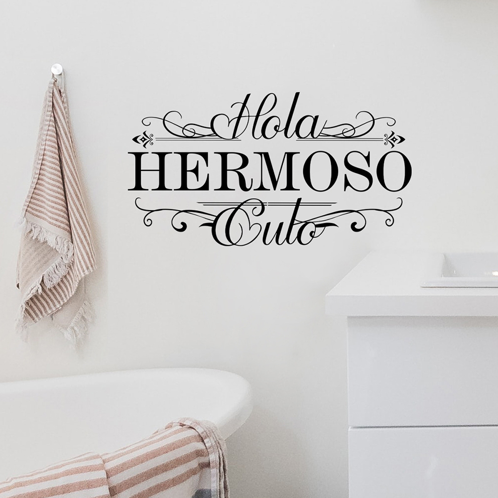 ملصقات جدارية مضحكة باللغة الإ - مراجعة Home Bathroom Wall Tiles وسعره