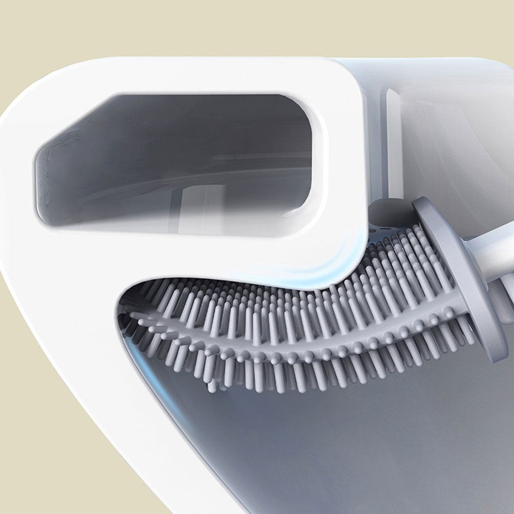 فرشاة المرحاض السيليكون مع حام - مراجعة Home Bathroom Cleaning وسعره