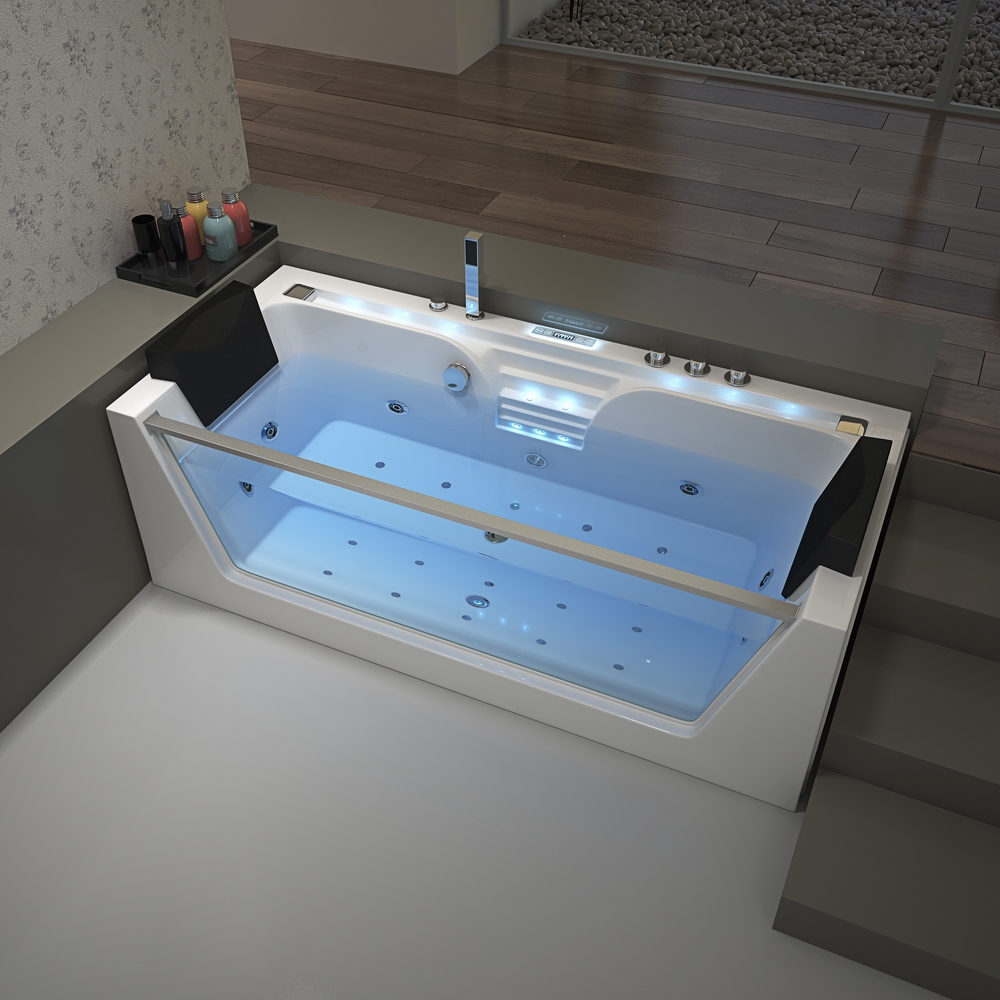 حوض استحمام داخلي للتدليك الما - مراجعة Home Bathroom Jacuzzi وسعره