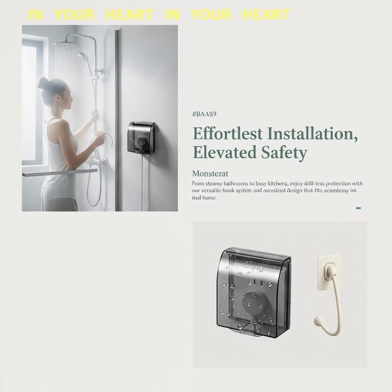 صندوق مقابس كهربائية مقاوم للم - مراجعة Home Outlet Bathroom وسعره