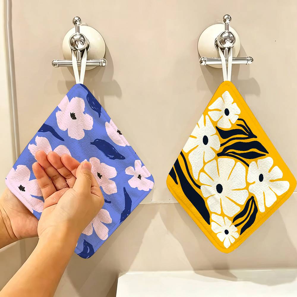 منشفة مطبخ معلقة من قماش البول - مراجعة Home Kitchen Bathroom Marketing وسعره