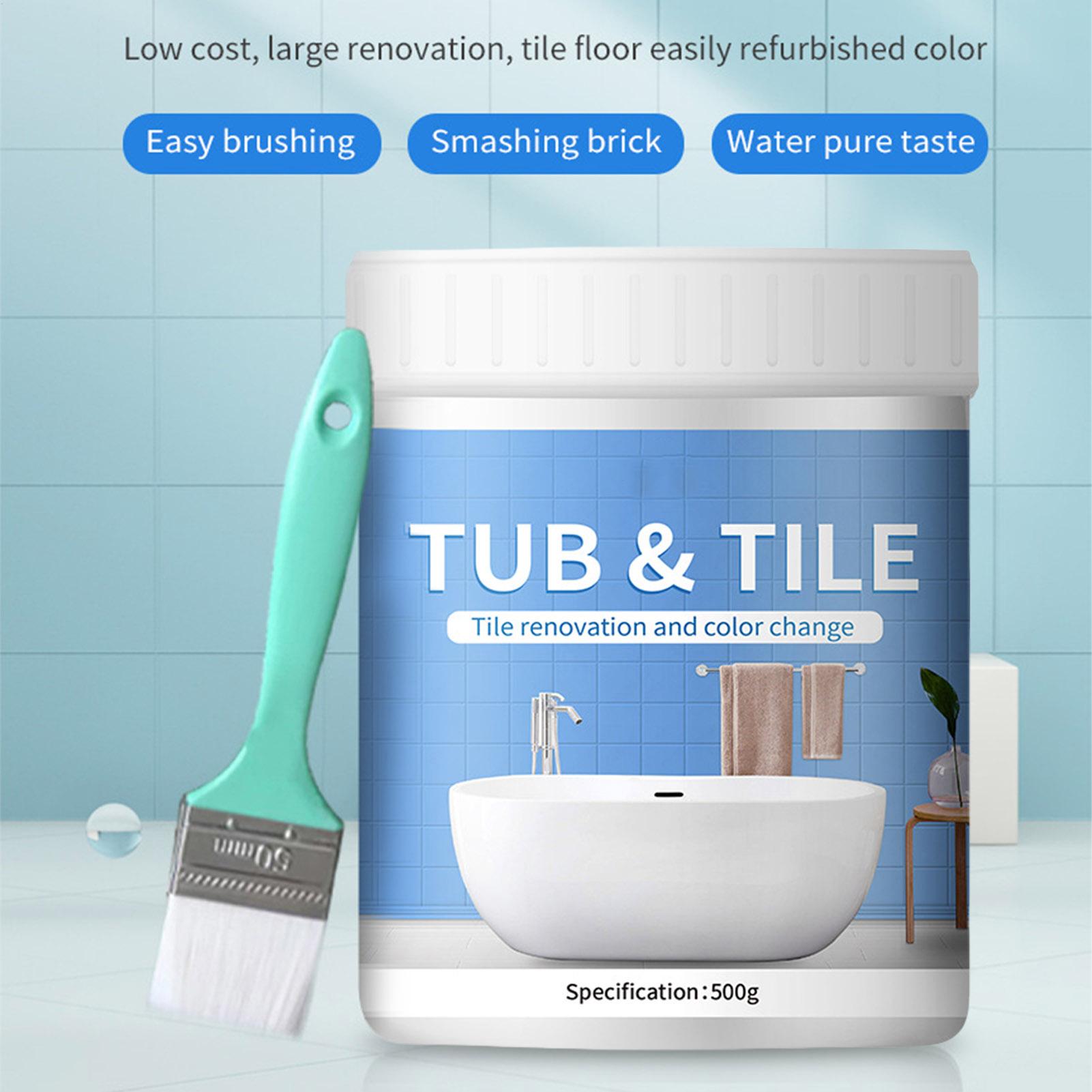 طقم طلاء بلاط الحمام 500 جرام، - مراجعة Home Bathroom Wall Tiles وسعره